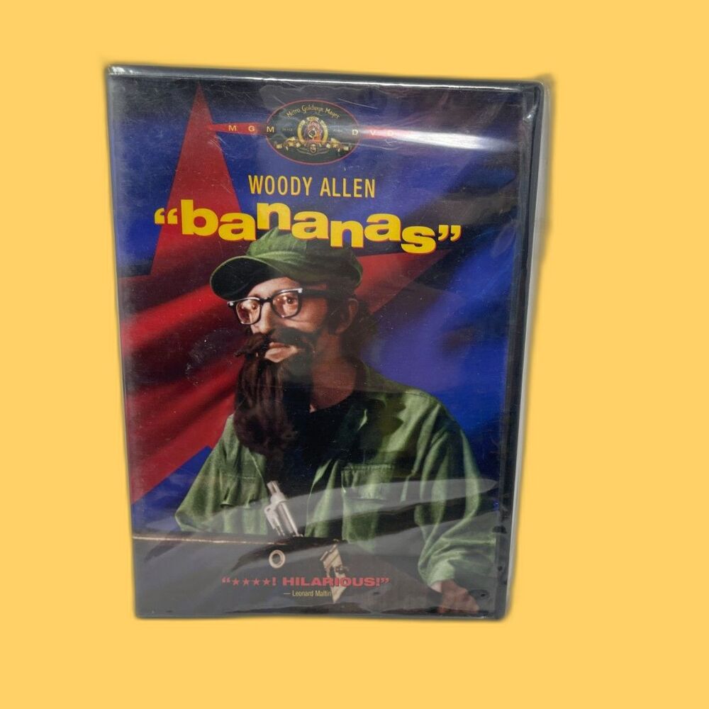 BANANAS by Woody Allen (1971) (2000 DVD, SEALED Previously Viewed Very Good